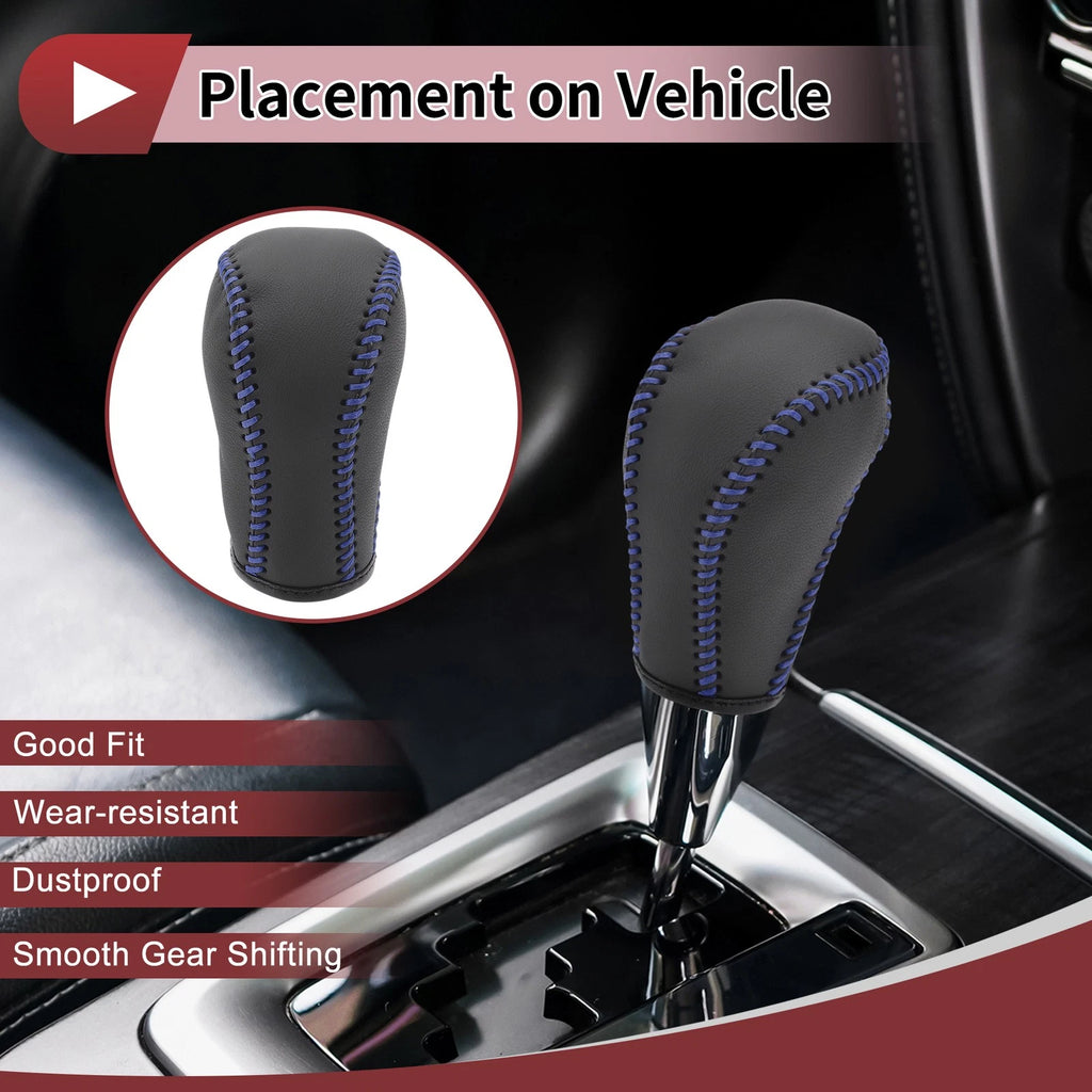 1 Pc Gear Shift Knob Cover for Mazda CX-5 (2013–2014) Black Blue