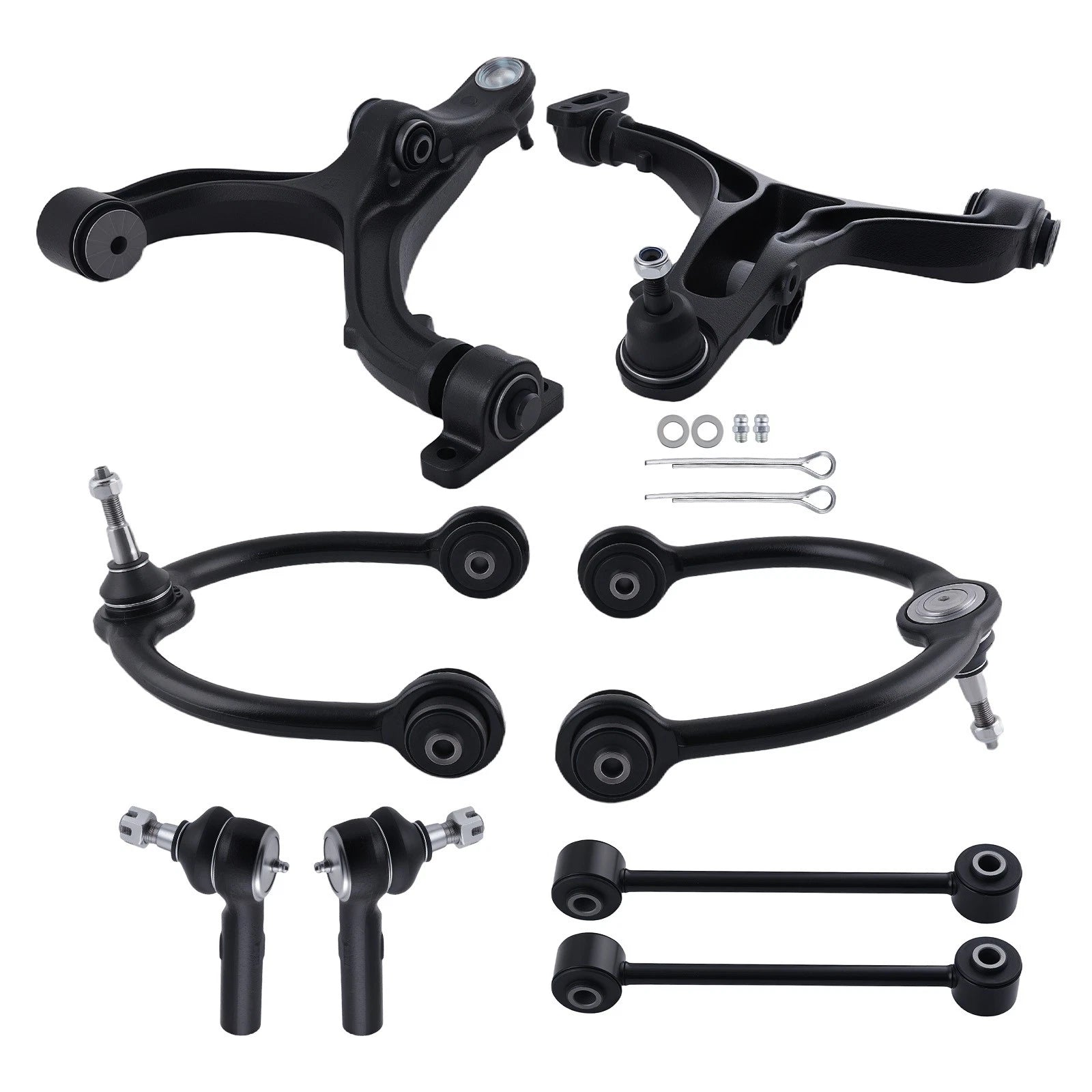 8x Front Control Arms Sway Bars Kit for Jeep Commander Grand Cherokee (2005–2010)