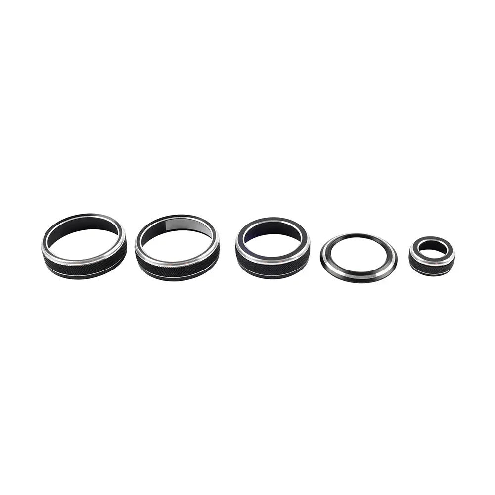 Black AC Volume Switch Button Ring for Lexus NX250 NX350h (2022-2024)