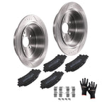 Rear Brake Rotors & Ceramic Pads Kit for Toyota Highlander (2014–2019) S31544