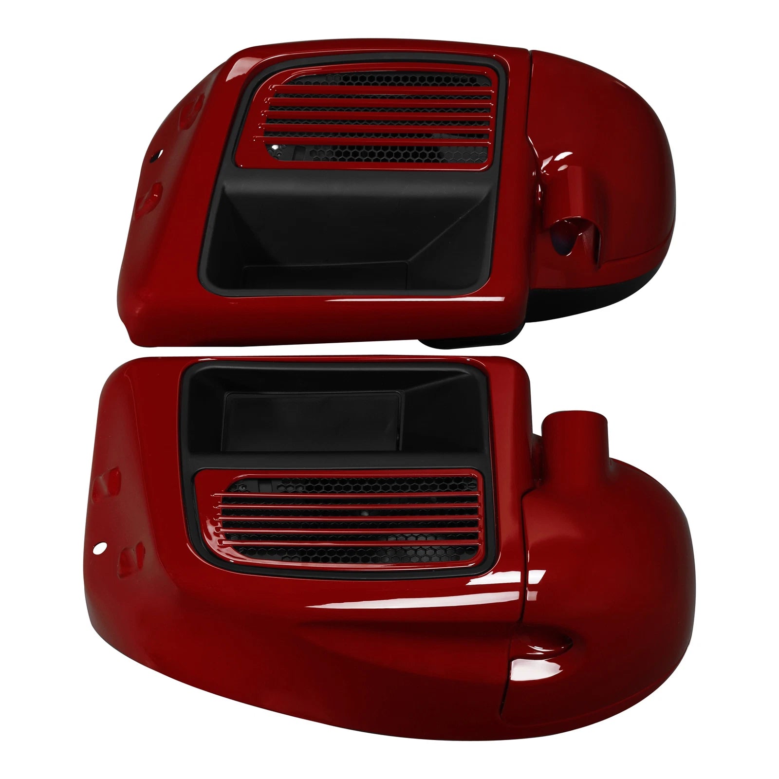 Lower Vented Fairings for Harley Street Road Glide King (2014–2025) Billiard Red
