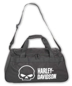 Willie G Skull Logo Duffel Bag for Harley-Davidson (Black) 90331