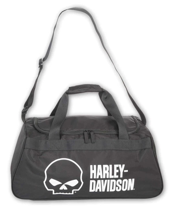 Willie G Skull Logo Duffel Bag for Harley-Davidson (Black) 90331