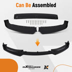 Front Bumper Splitter Spoiler for BMW F30 320i 328i (2012–2015)