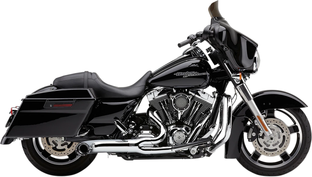 Cobra 2-into-1 Exhaust for Harley Electra Glide/Road Glide (2009–2016) Chrome