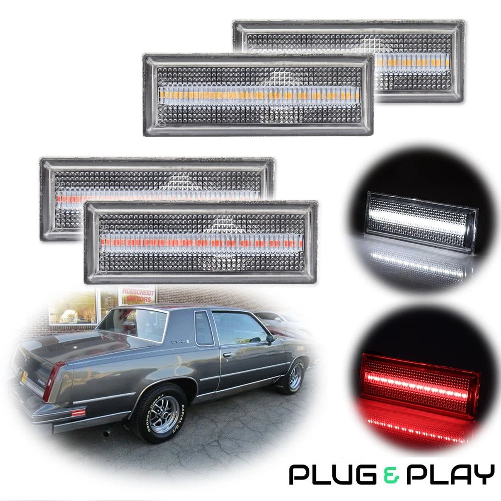 LED Side Marker Lights for Oldsmobile Cutlass 442 (1981–1988)