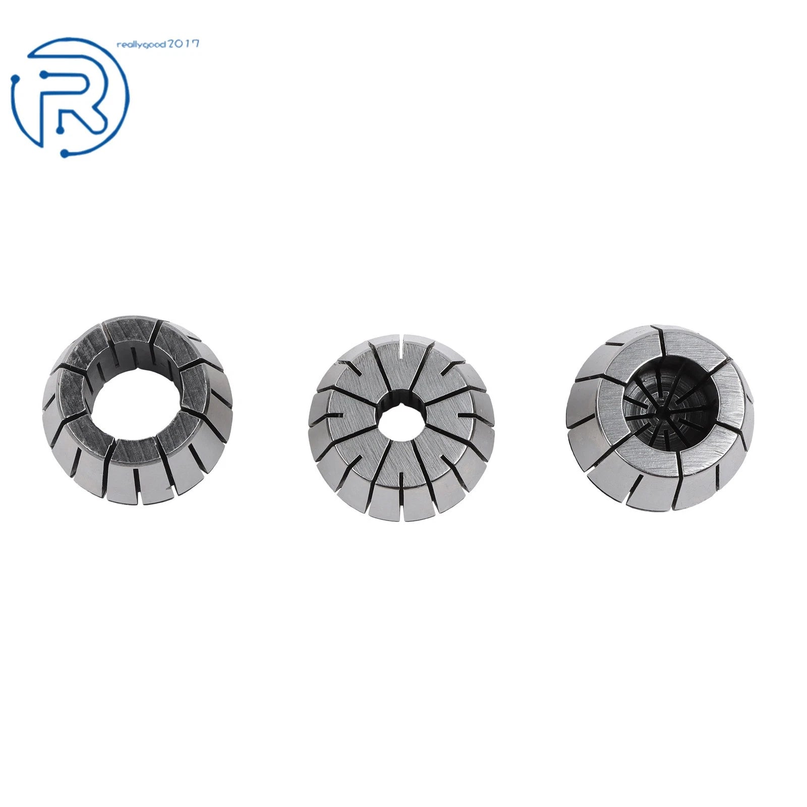 Set of 17 Spring Collet Chucks for NMTB Tool Holders (ER-40)