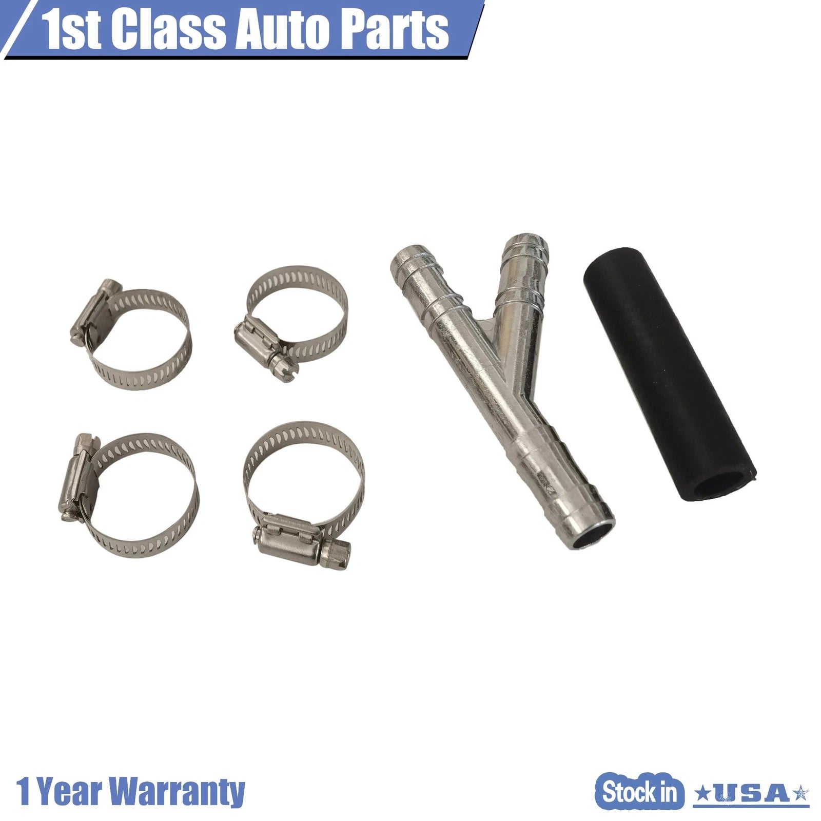Heater Hose Connector with Clamps for Dodge Grand Caravan (2019)