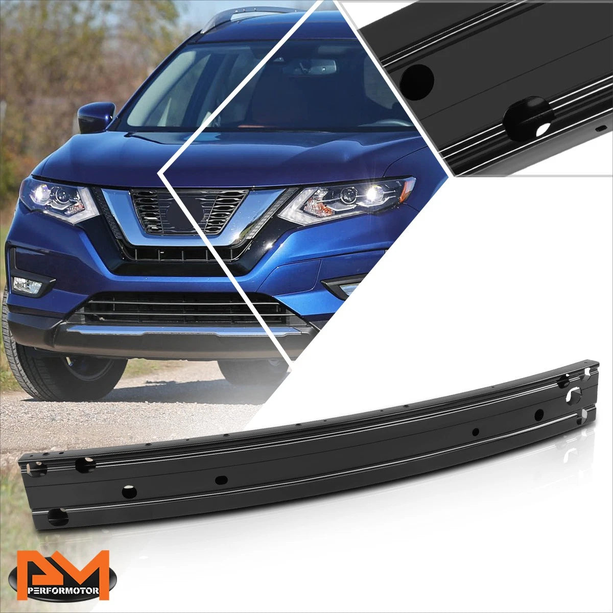 Front Bumper Reinforcement Impact Absorber for Nissan Rogue (2015–2020)