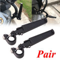 1.25 Inch Engine Guard U-Clamp Footpegs for Harley Heritage Softail FLST