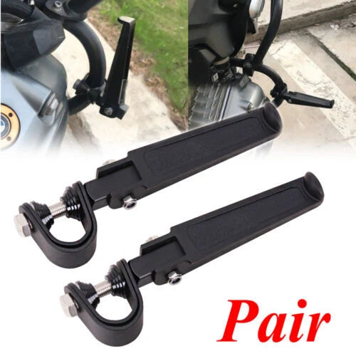 1.25 Inch Engine Guard U-Clamp Footpegs for Harley Heritage Softail FLST
