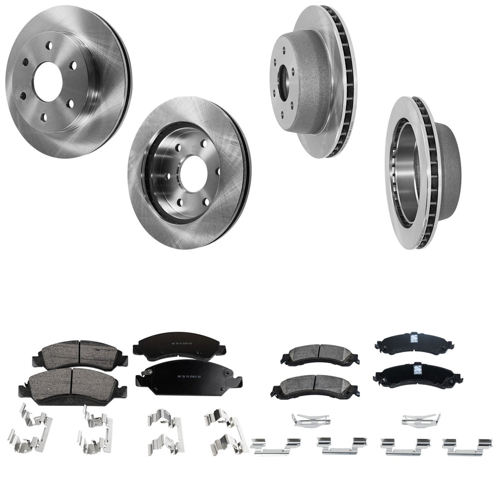 Brake Disc Rotors and Pads Kit for Chevy Silverado 1500