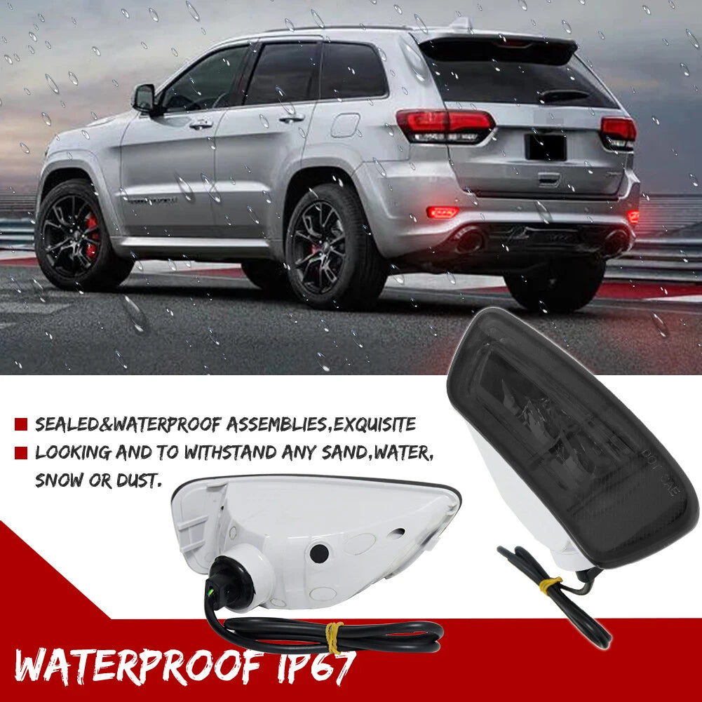 2X Smoked Lens LED Tail Brake Lights for Dodge Journey (2011–2017)