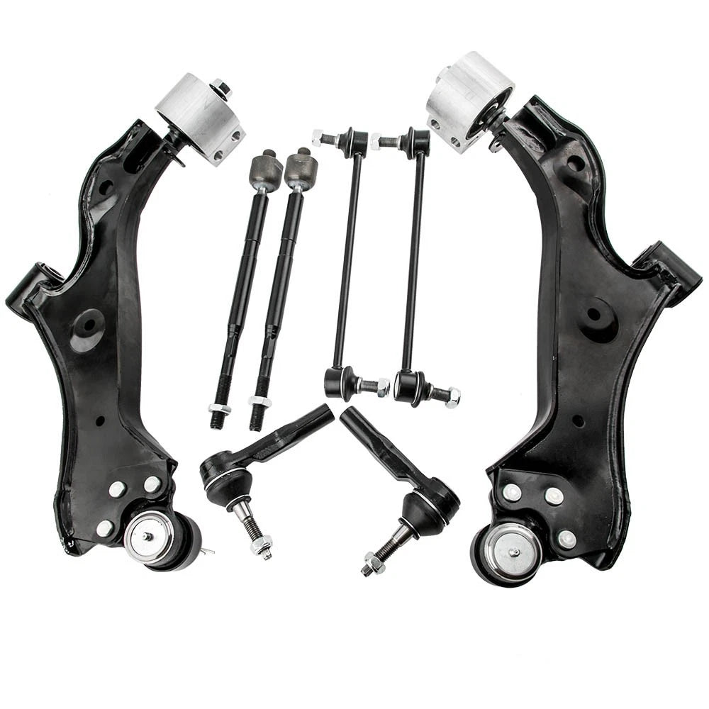Front Lower Control Arms w/Ball Joints Tie Rods for Chevrolet Equinox (2010–2017)