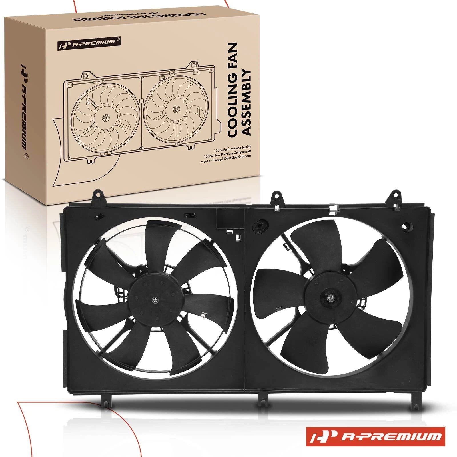 Dual Cooling Fan Assembly for Mitsubishi Galant (2004–2012)