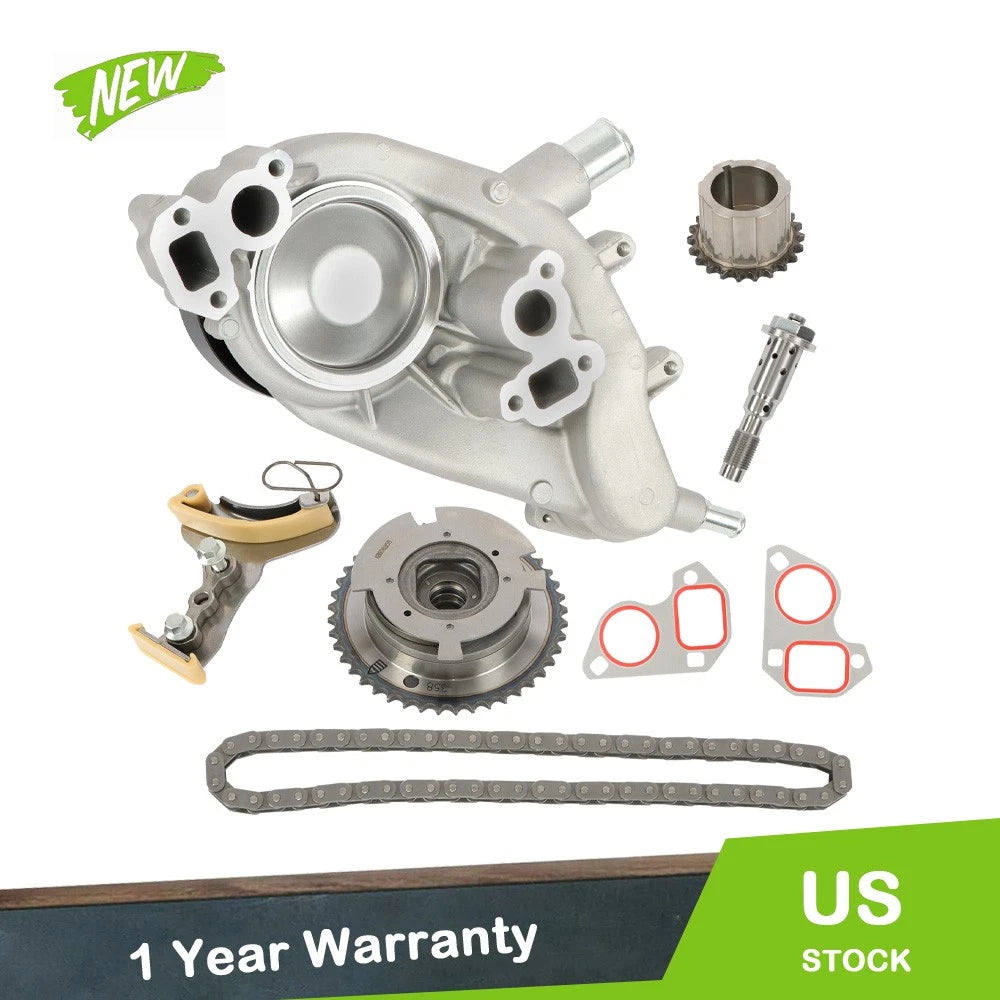 Timing Chain Kit with Water Pump Gear & Solenoid for Chevrolet Silverado Avalanche (2001–2013)