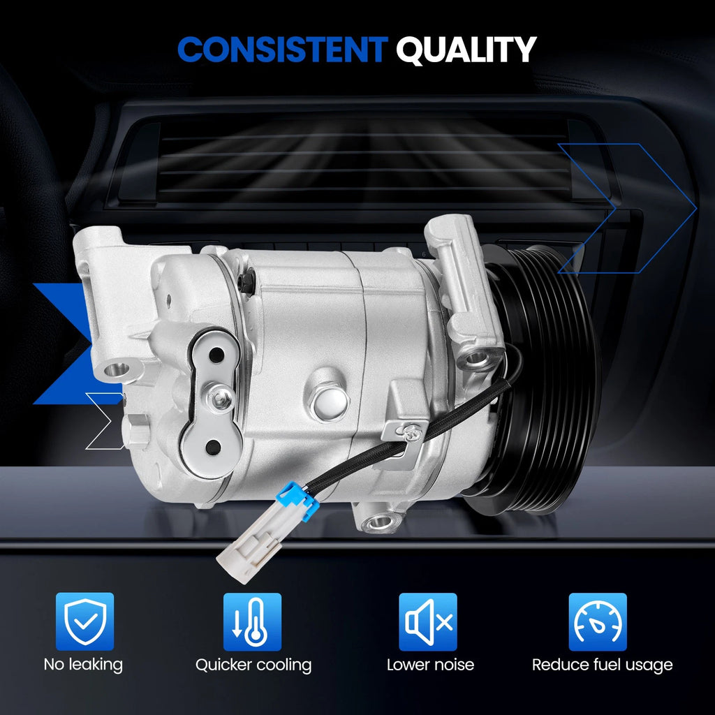 AC Compressor with Clutch 10S15 for Chevrolet Sonic (2012)