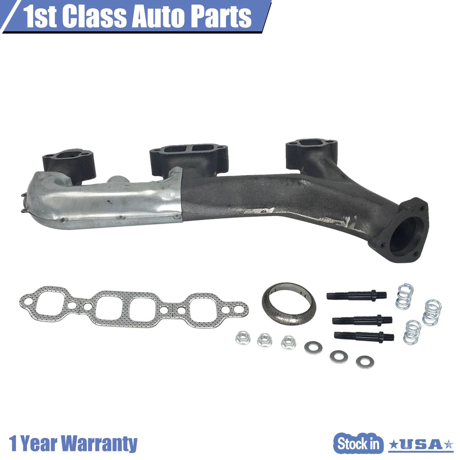 Exhaust Manifold Right for Chevy C1500 C2500 C3500 K1500 K2500 K3500 (1988–1995)
