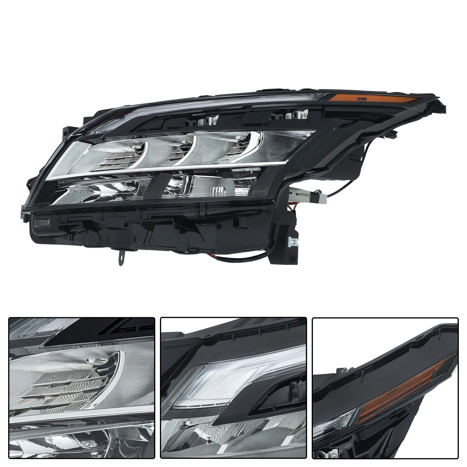 LED Headlight for Nissan Pathfinder (2022–2023) Chrome Bezel Driver Side