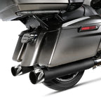 4" Slip-On Straight Mufflers Exhaust Pipe for Harley Touring Road King (2017–2025)