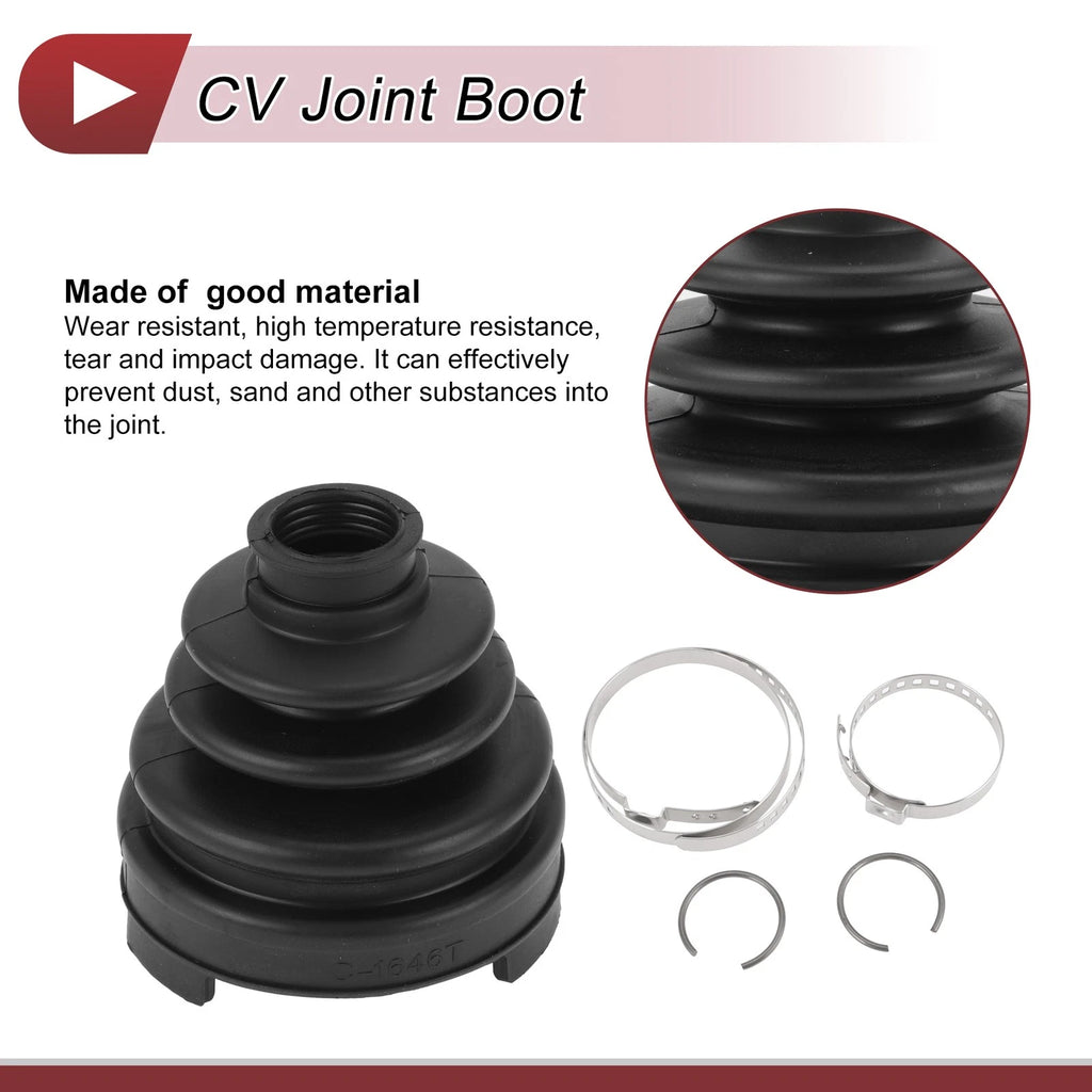 Inner CV Joint Boot Kit with Clamps for Toyota Venza (2009–2012) No.044370T030