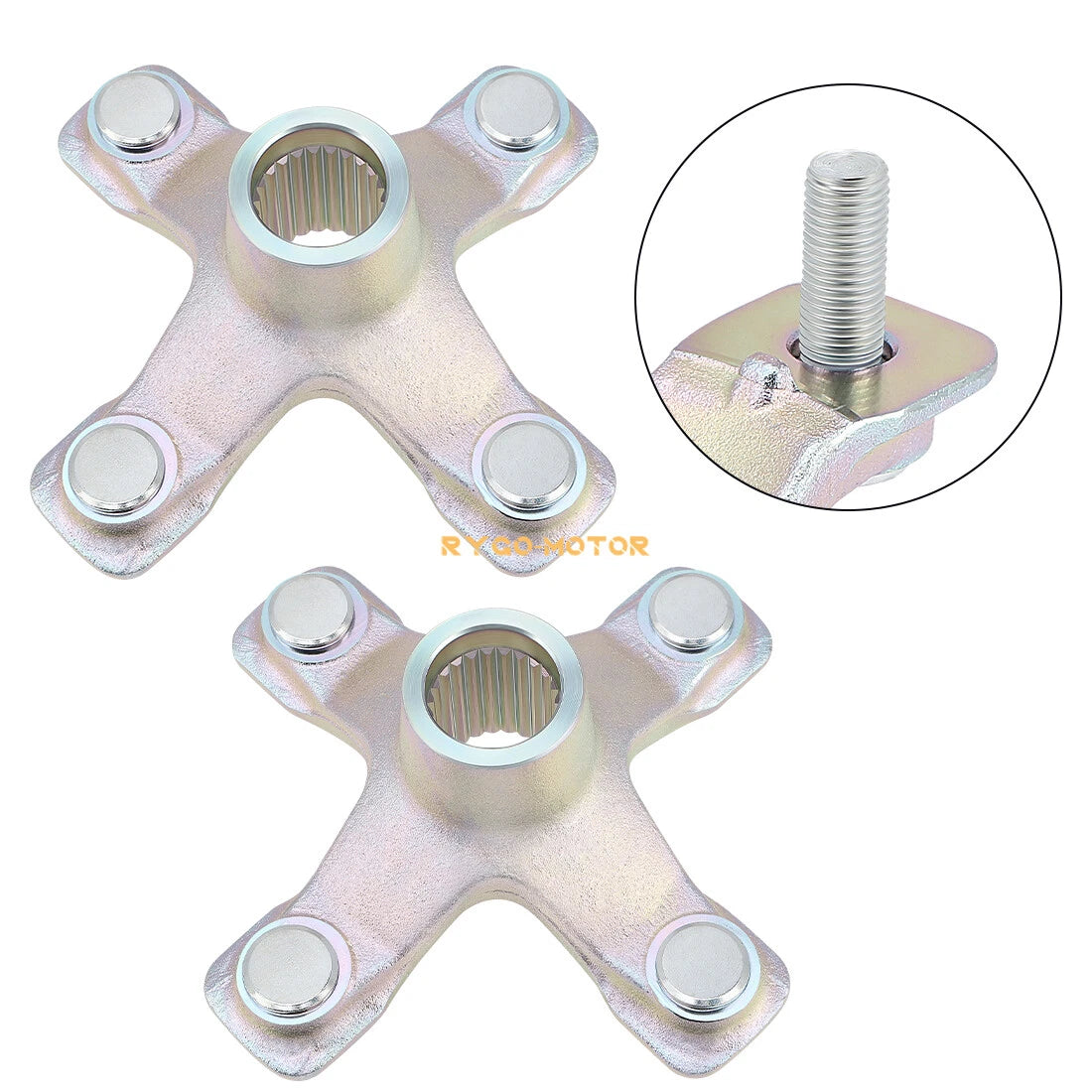 2X Rear Wheel Hubs for Yamaha YFZ450R YFZ450RSE (2009–2024) 18P-25383-00-00