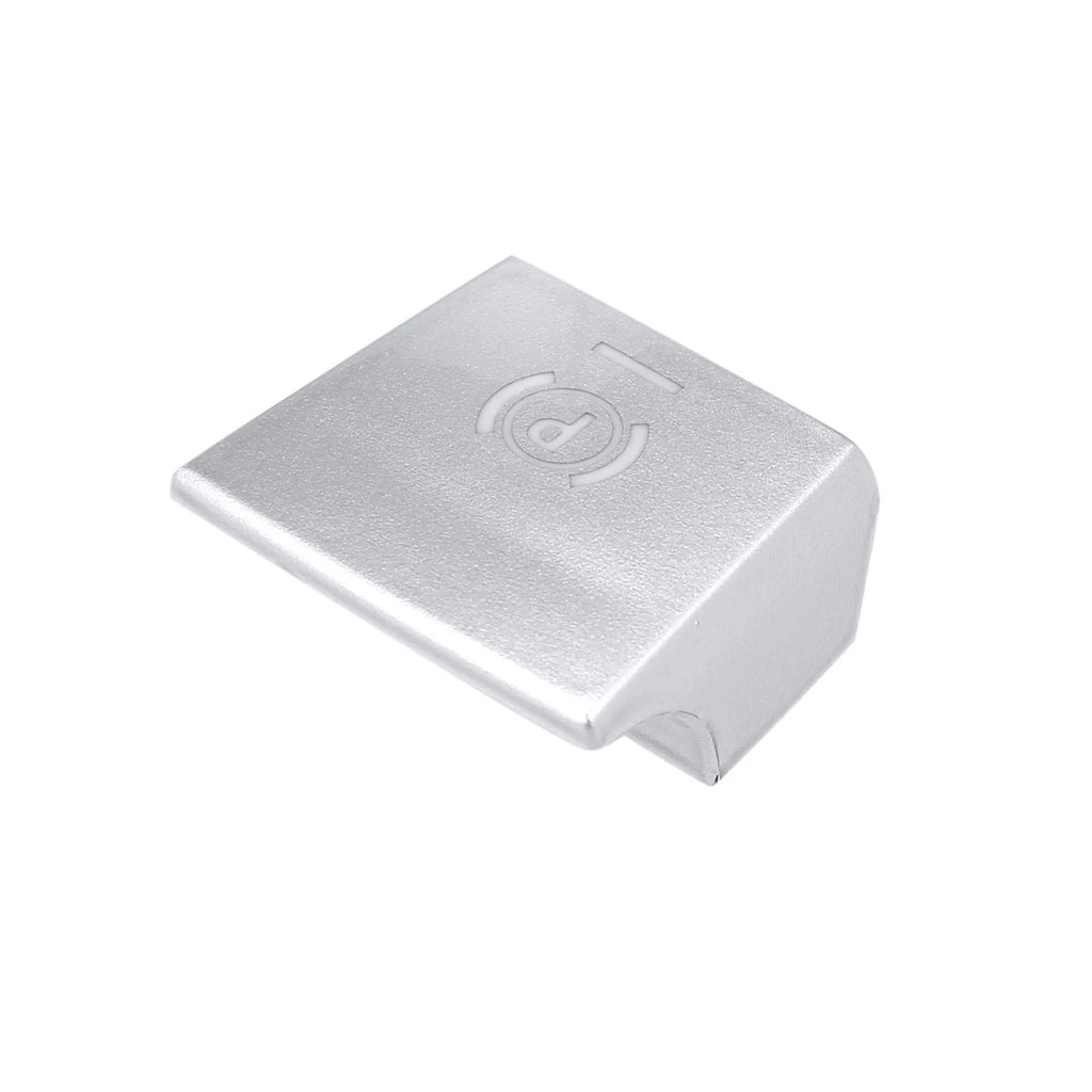 Short Feet P Button Cover for BMW F01 F02 F10 F12 F07 (2008–2017) 61319159997 Silver Tone