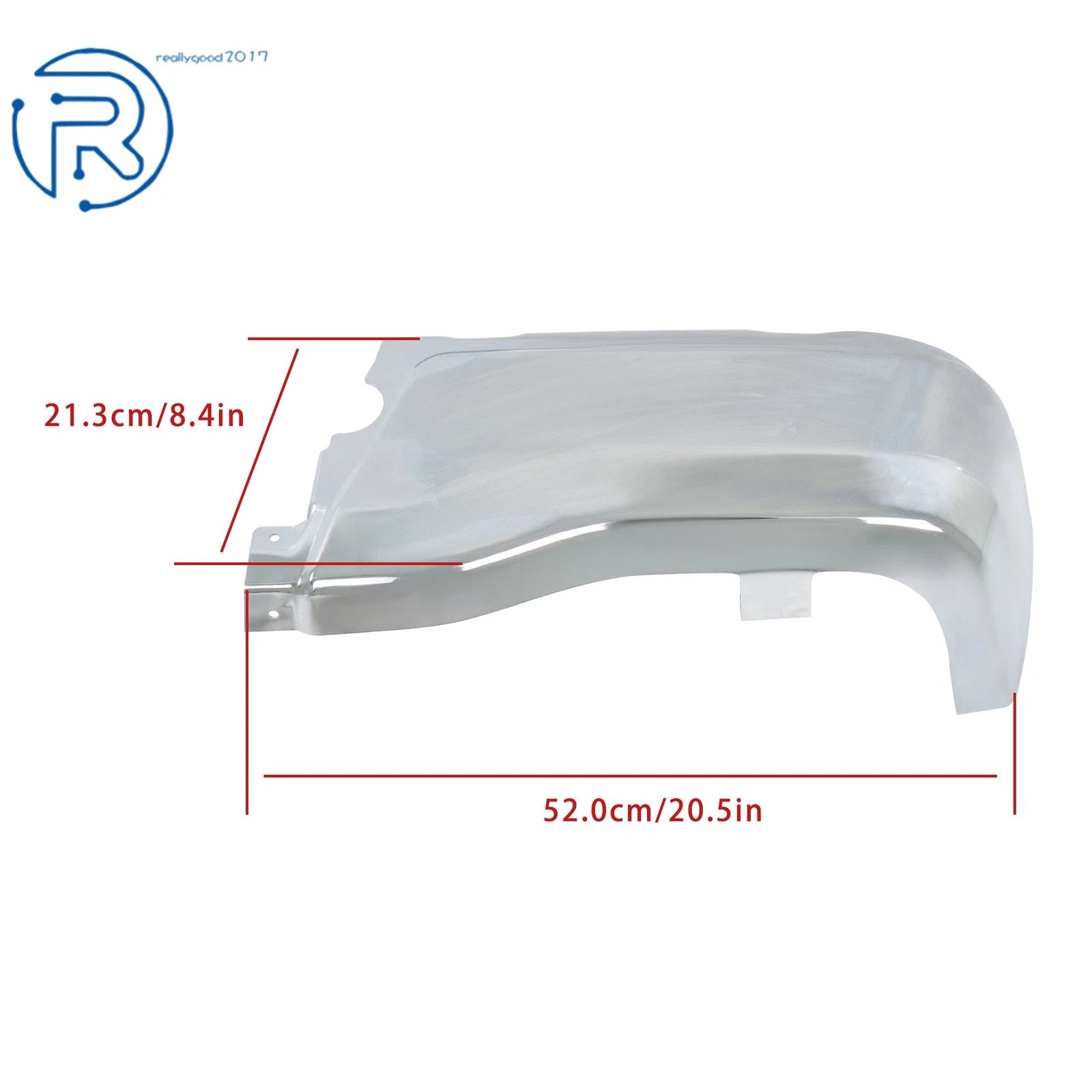 Rear Chrome Bumper Face Bar for Ford Ranger (2019-2023)