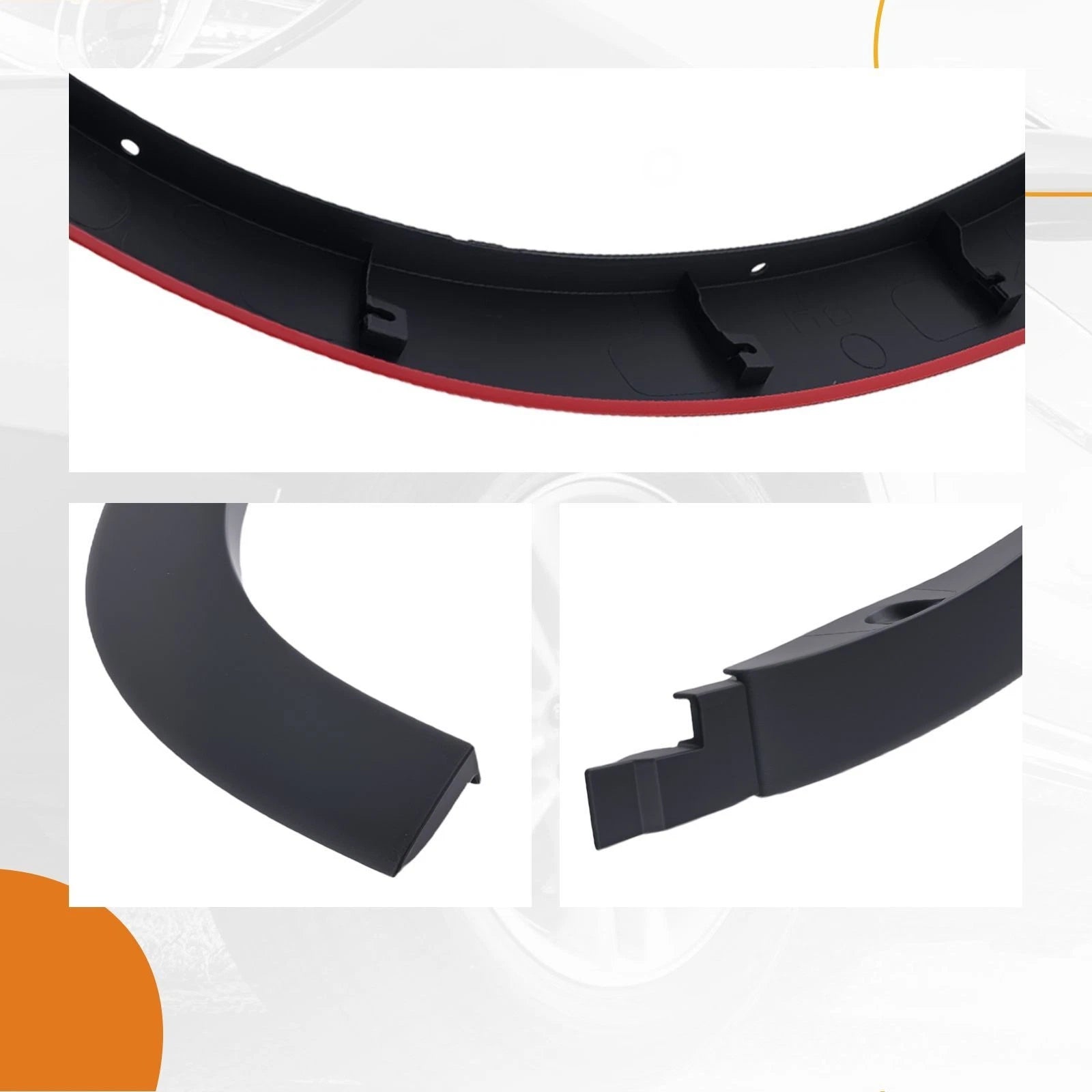 Fender Arch Trim Molding for Toyota Highlander (2014–2019) TO1790106 Rear Left