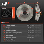 Front Side Disc Brake Rotor for Toyota Yaris 2019-2020 Yaris iA Scion