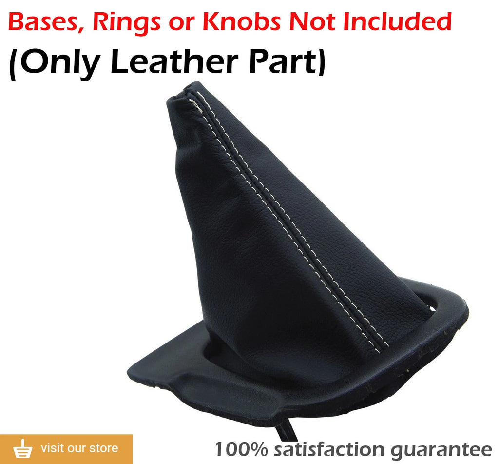Manual Shift Boot for Nissan 240SX (1994–1998) Beige Stitch Synthetic Leather