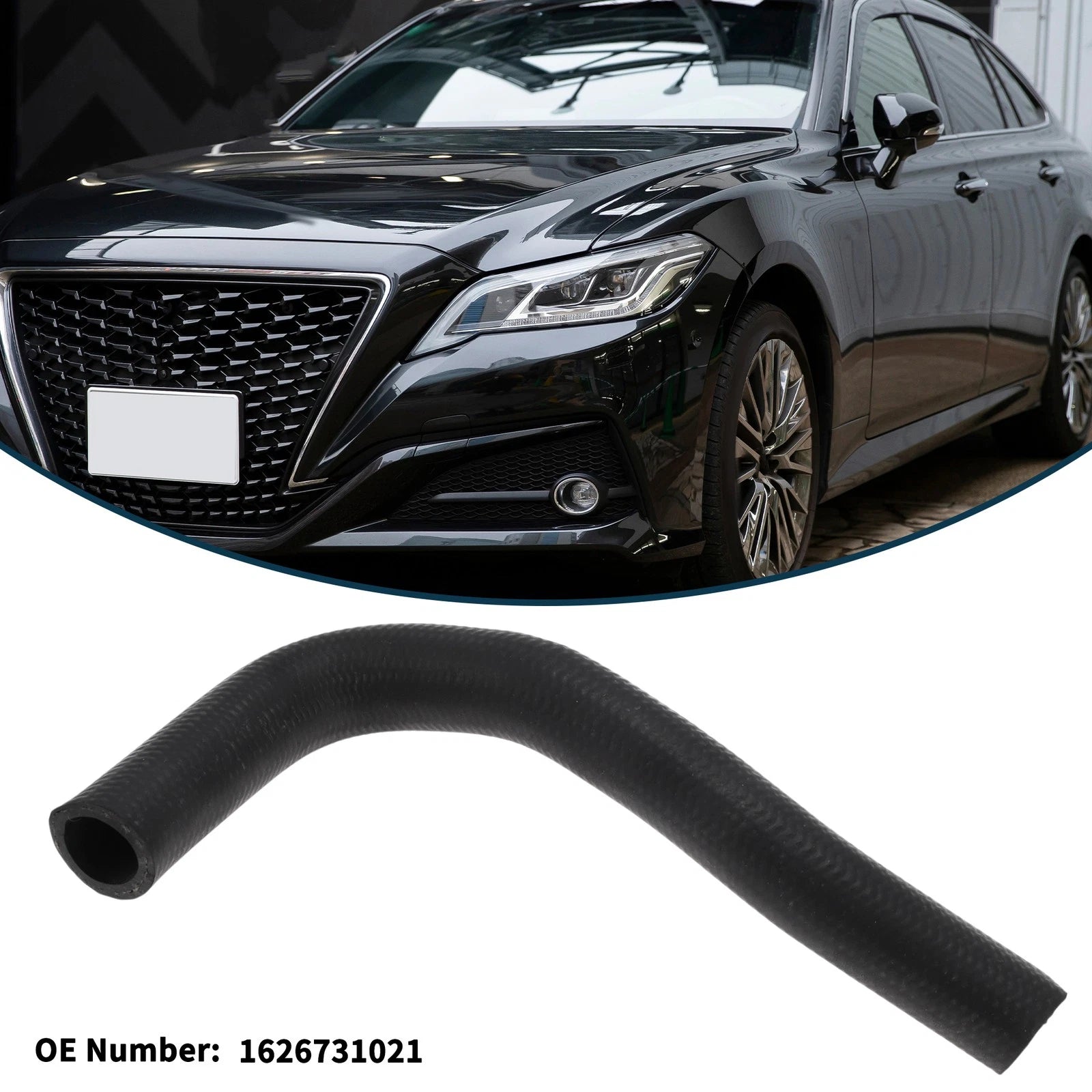 Radiator Hose for Toyota Crown (2005–2010) No. 16267-31021 Rubber