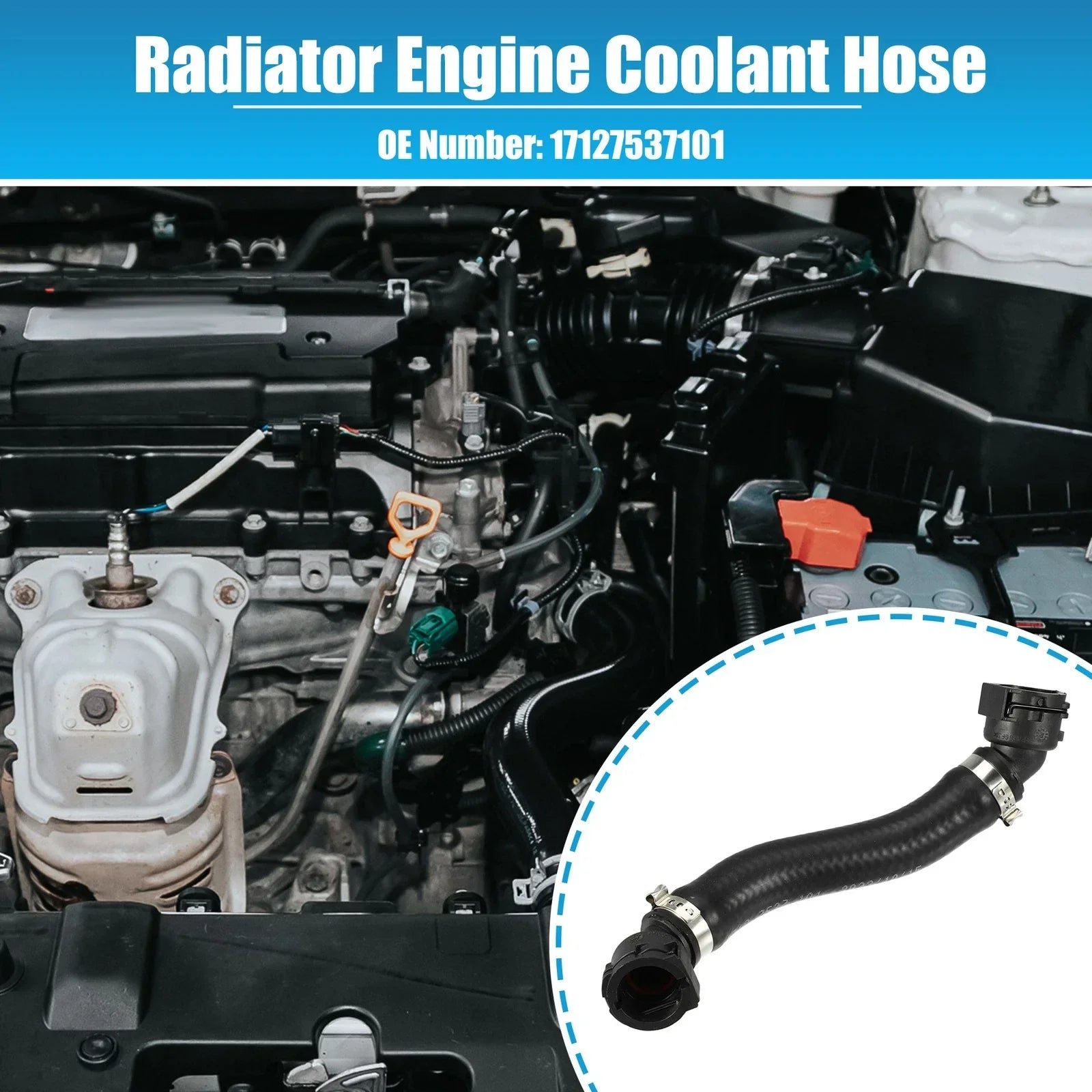 Radiator Coolant Hose Outlet Hose for BMW X5 (2007-2008)