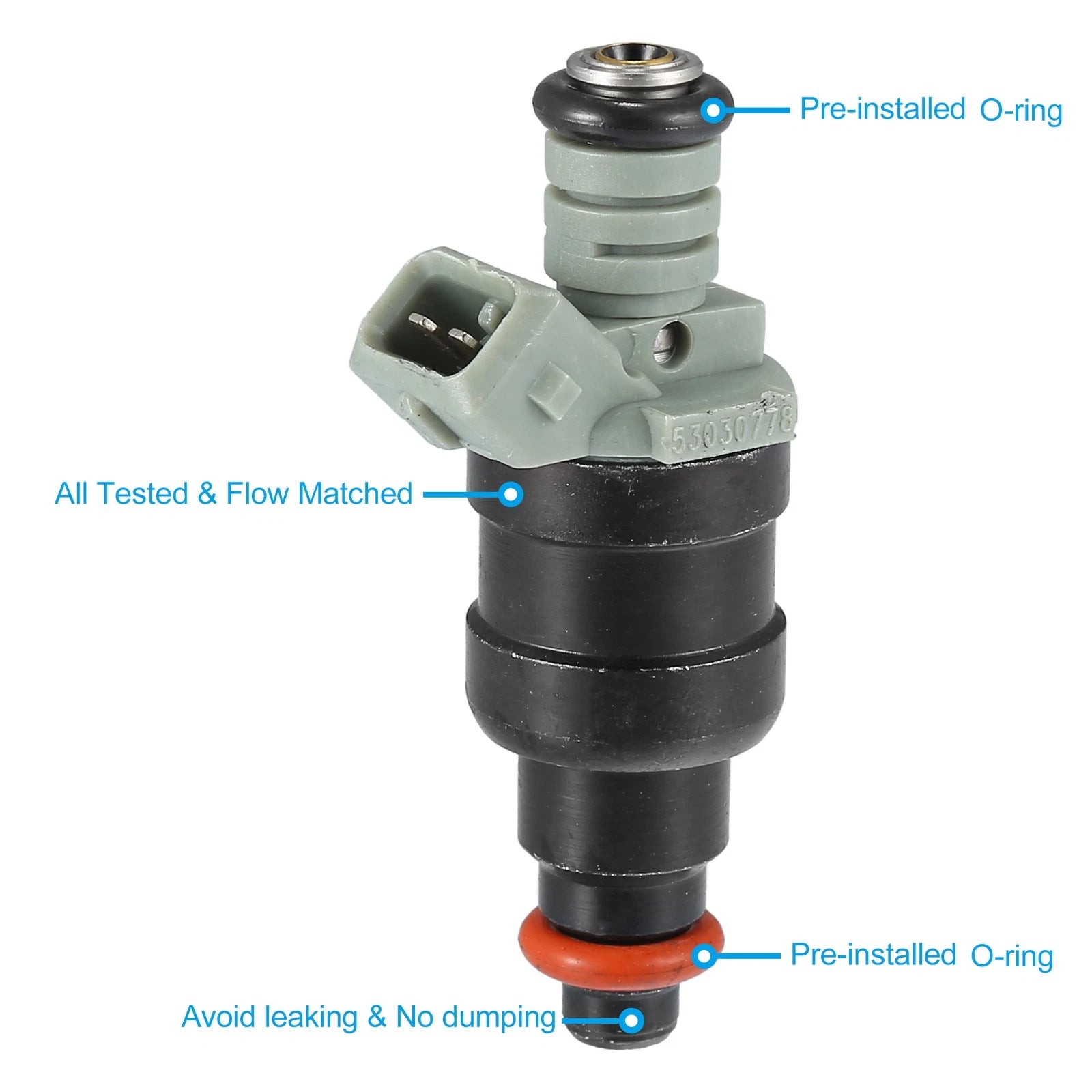 Flow Matched Fuel Injector No. 53030778 for Ram Jeep 