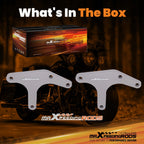 2X Rear 1.5" Lift Kit Brackets for Harley Tri Glide FLHTCUTG (2009–2022)