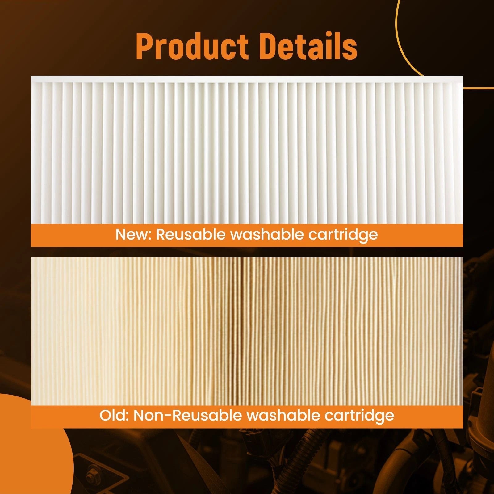 Cabin Air Filter for International HV507 LT625 MV607 (2017–2021)