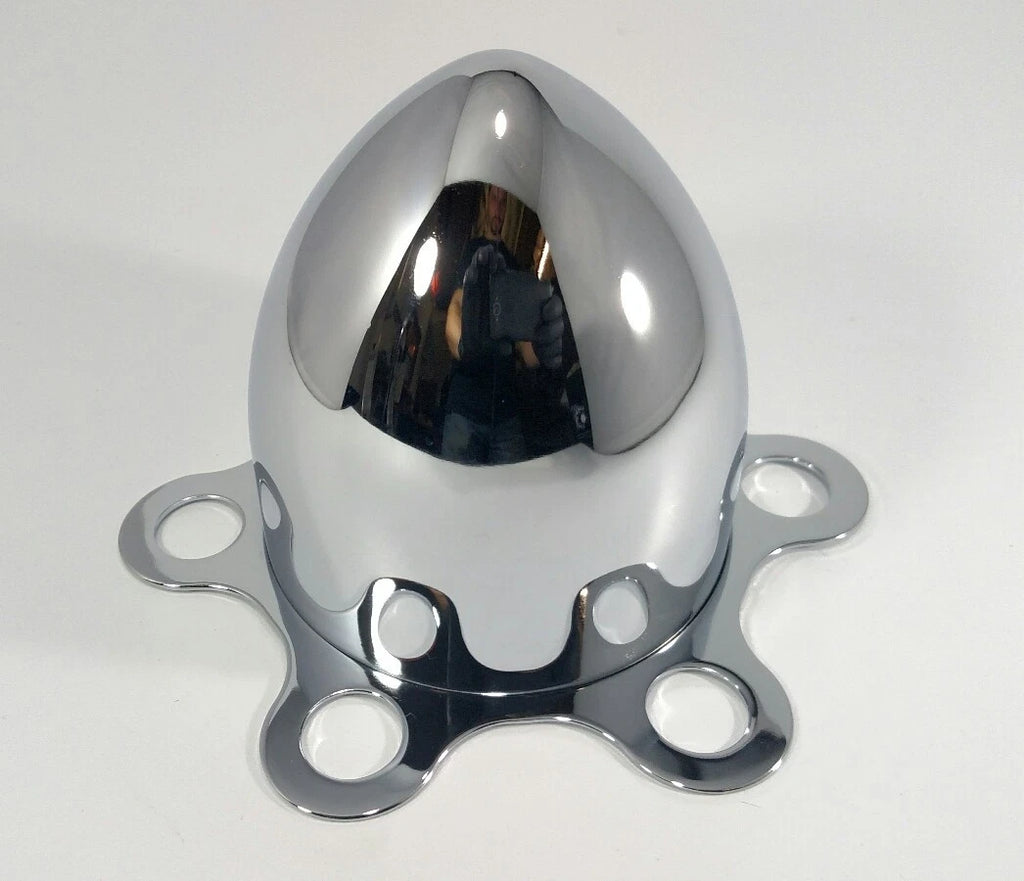 Wheel Hub Cap Chrome Spider Bullet Style for Chevrolet 6 Lug 5.5in (2003–2015)