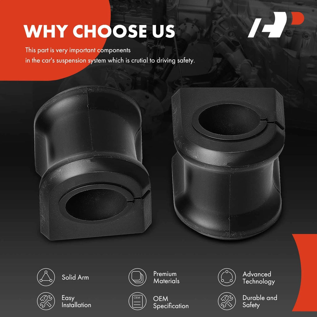 2X Front Stabilizer Sway Bar Bushing Kit for Jeep Liberty (2002-2007)
