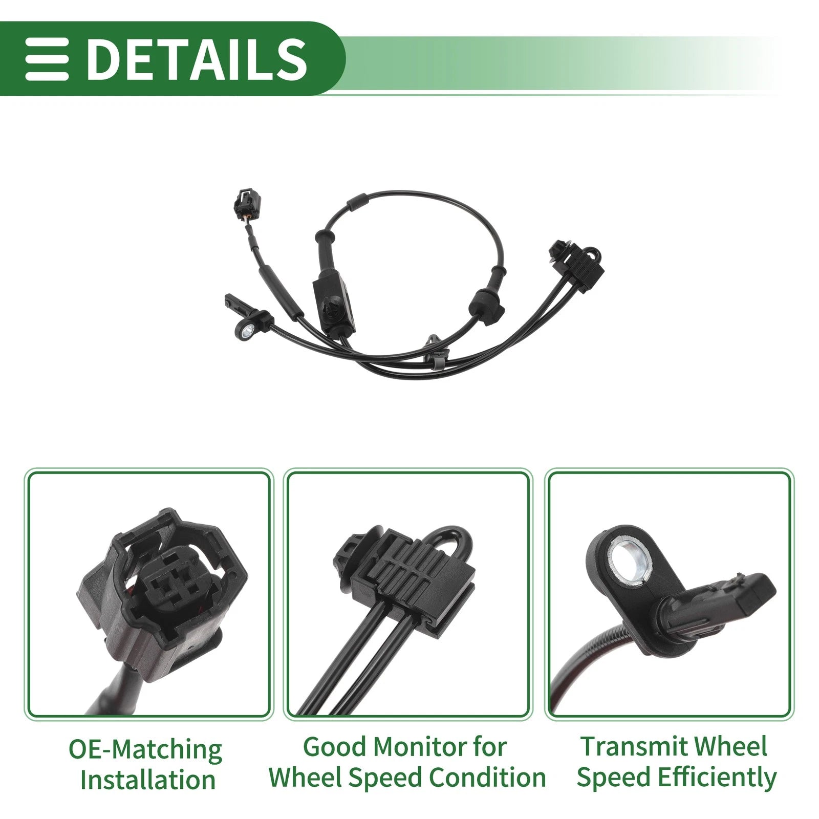 ABS Wheel Speed Sensor No.VC734370X for Mazda 3 (2019) Front Left