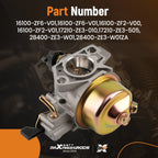 Carburetor Kit for Honda GX340 GX390 11HP 13HP (16100-ZF6-V01)