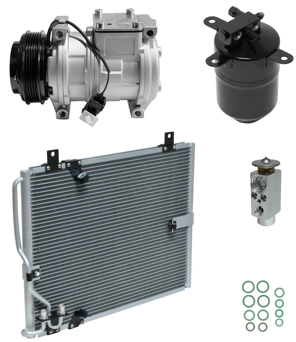 AC Compressor Kit with Condenser for BMW 525iT 2.5L (1993-1993)