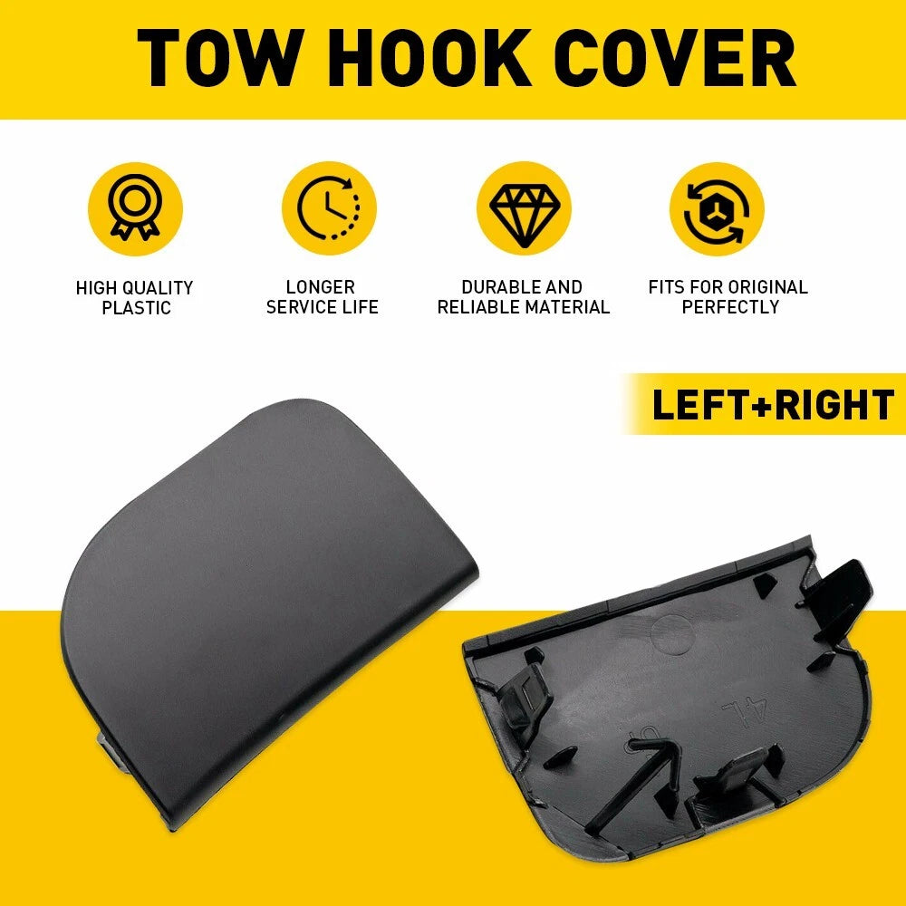 Pair Front Tow Hook Covers for Toyota Prius (2012–2015)