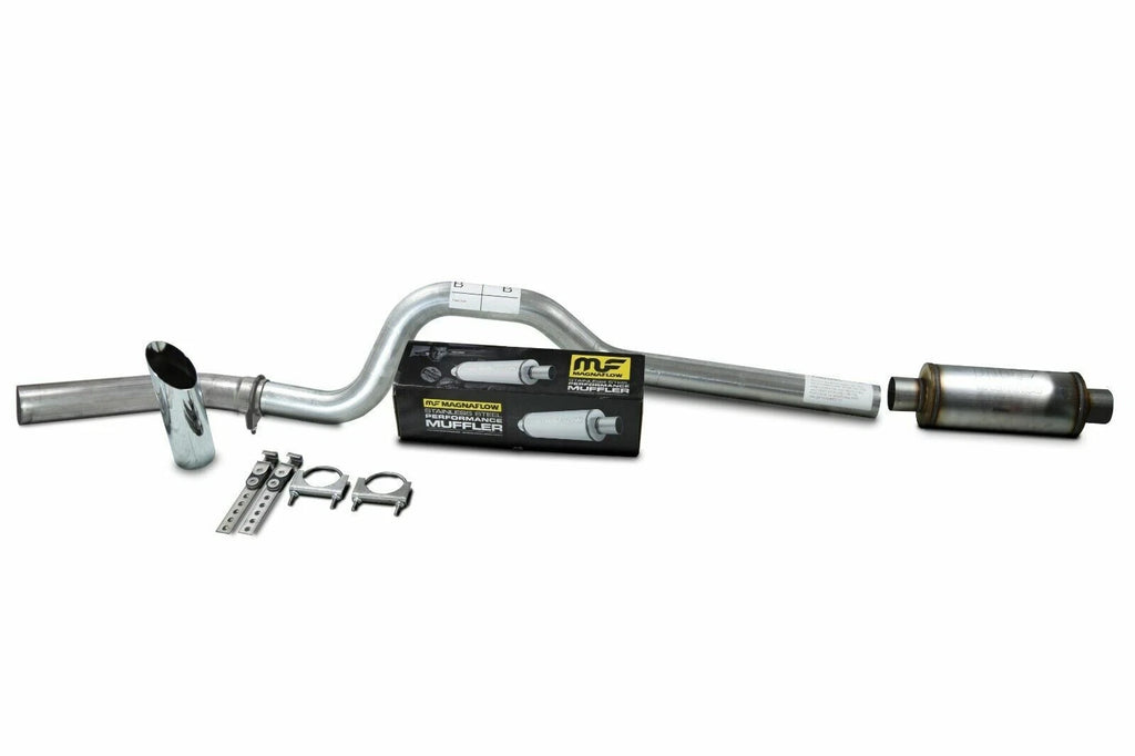 Single 3" Exhaust Kit for Ford F150 (2021–2025) - Magnaflow Muffler, Slash Exit