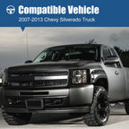 Primered Steel Front Bumper for Chevrolet Silverado (2007–2013)