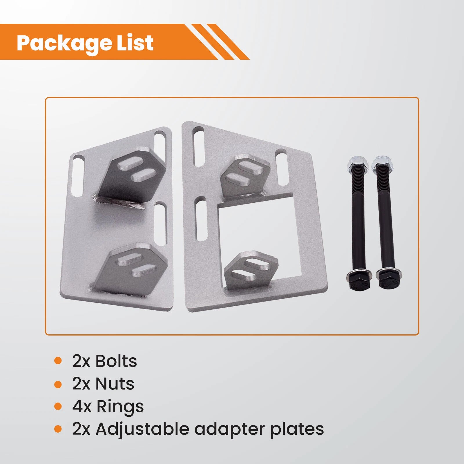 Steel Conversion Motor Mount Kit for Chevrolet Blazer S10 V8 (1982-2005)