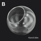 Set of 4 Christmas Bauble Balls for Tabletop Terrarium (8/10/12cm)