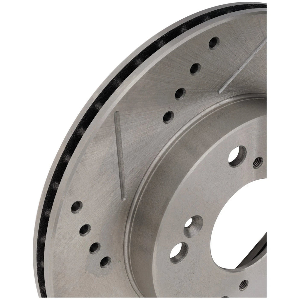 Set of 2 Front & Rear Brake Disc Rotors for Acura ILX Honda Civic