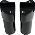 3" Black Billet Aluminum Handlebar Risers for Harley Davidson (0602-0351)