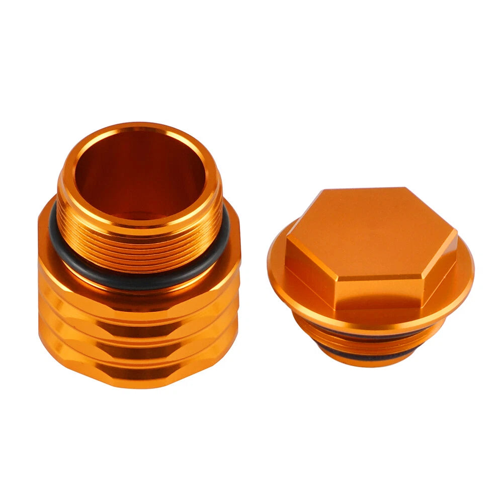 Rear Brake Reservoir Extender + Cover for KTM 125 250 350 450 SXF XCF SX XC (2004–2021)