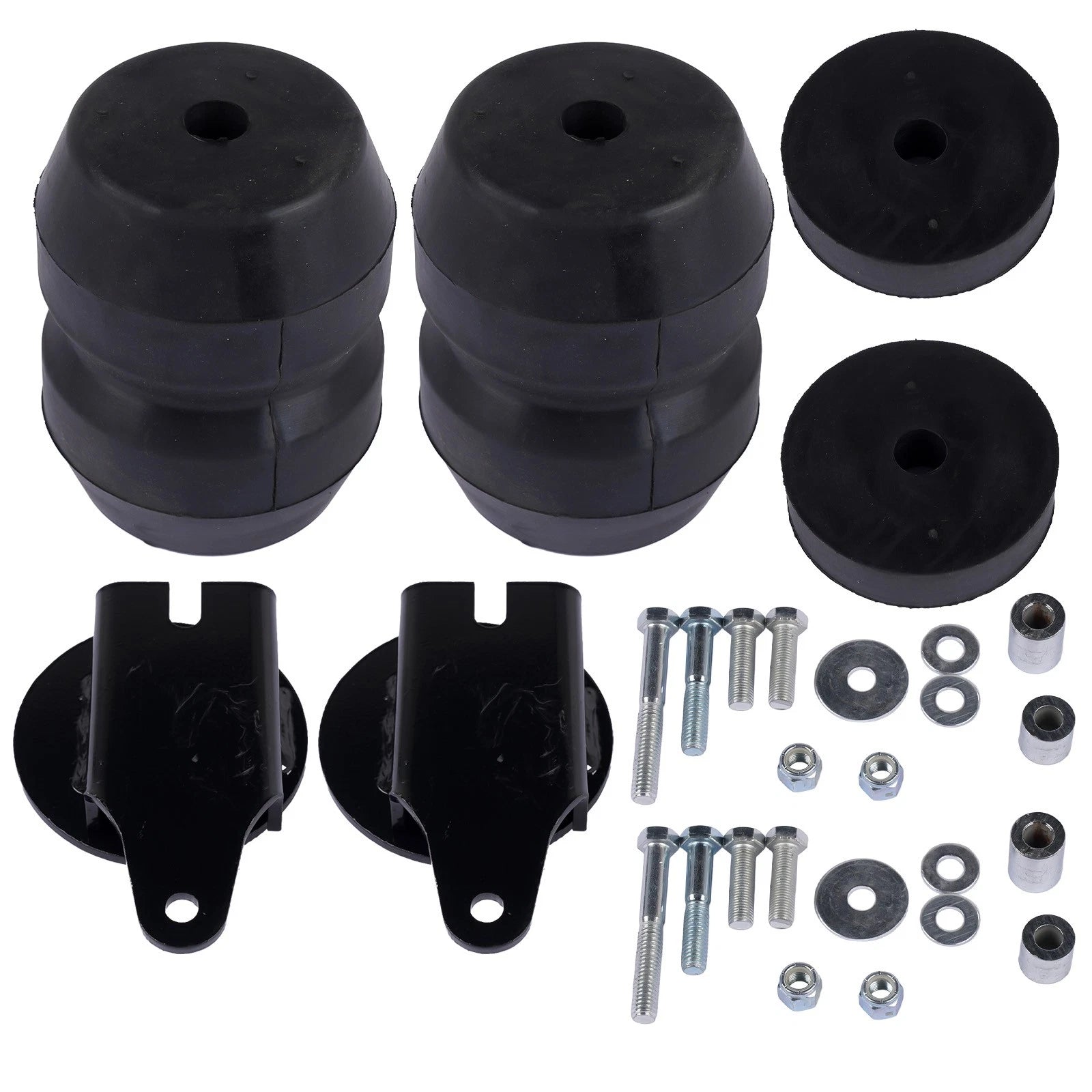 Rear Rubber Helper Suspension Bump Stops for Chevy Silverado 1500 2500 (1999–2010)